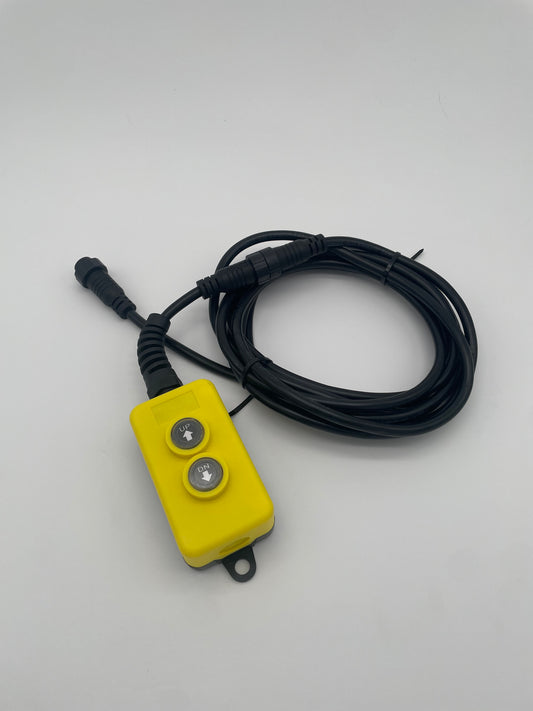 KTI 2 Button Remote and 15 Foot Cable with 4 Pin Quick Disconnect